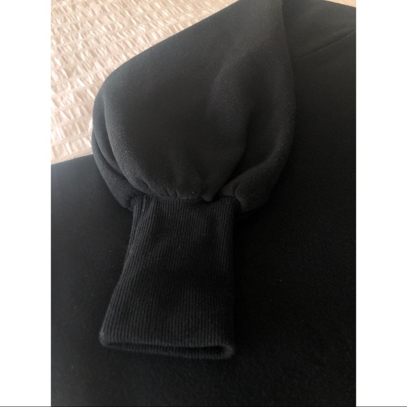 Bubble Sleeve Turtle Neck with Fleece Lining - Picture 6 of 16